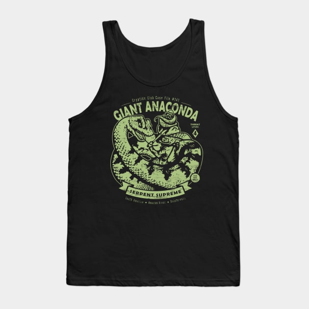 Giant Anaconda Tank Top by heartattackjack